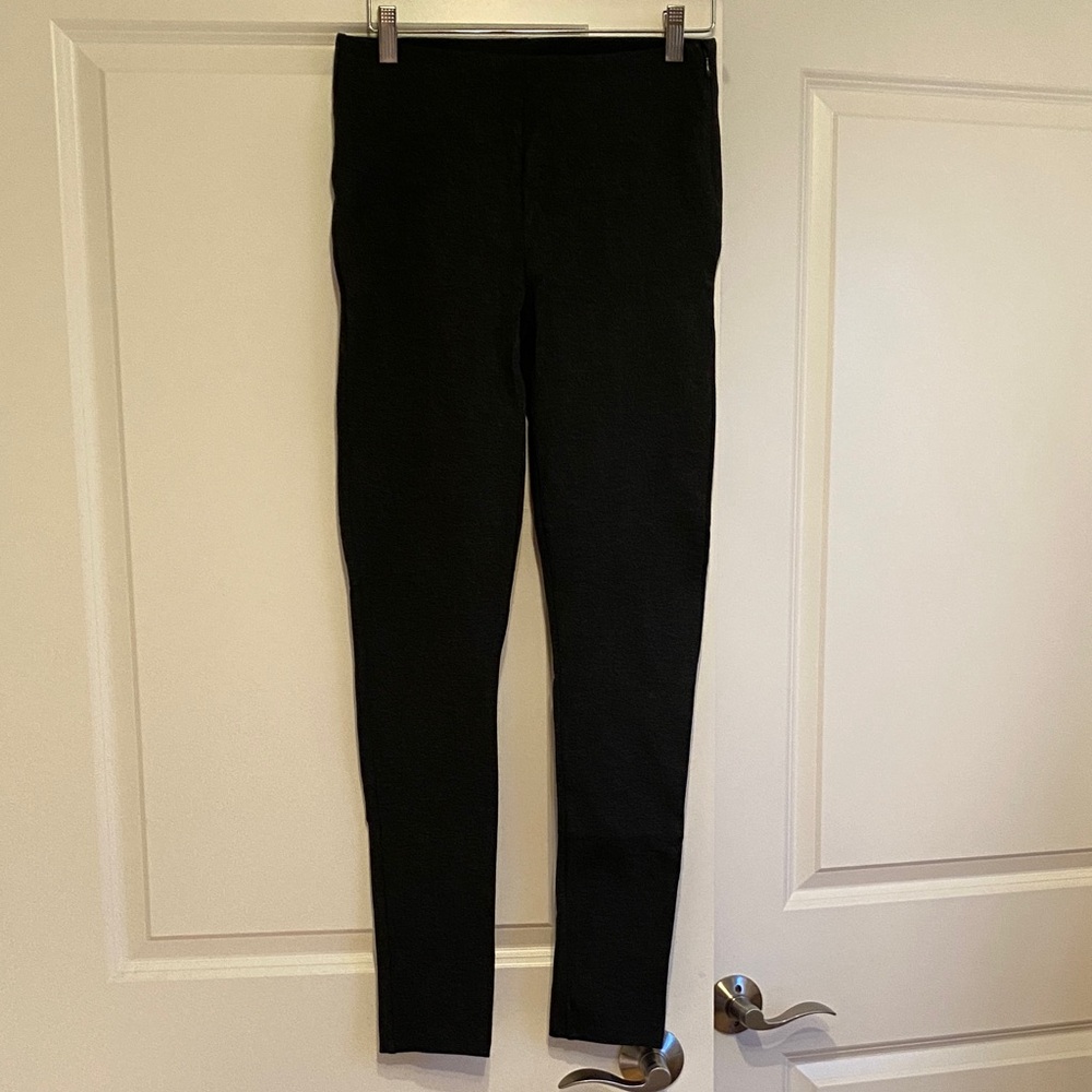 Ann Taylor Black Ponte Leggings - Sleek Slim Fit